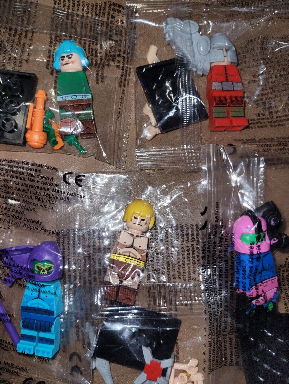 New HE-MAN 5 Hero & Villian Minifigure Set
